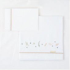 Juego de sabanas cuna de punto Botanic BimbiClass